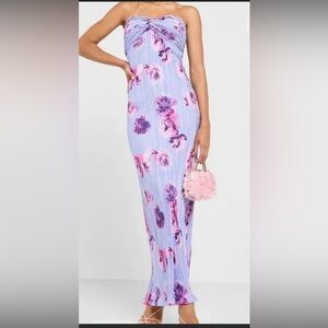 NEW WITH TAGS Commense Floral Maxi dress - Purple and Pink